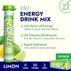 Zipfizz Daily Energy Drink Powder, Limon, 20 Pack | 3-in-1