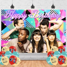 New Girl Twenty Nine Birthday Party Backdrop,Twenty Nine Birthday Party Decoration,New Girl Birthday Banner Shoot Photo Backgrounds Props 5x3ft