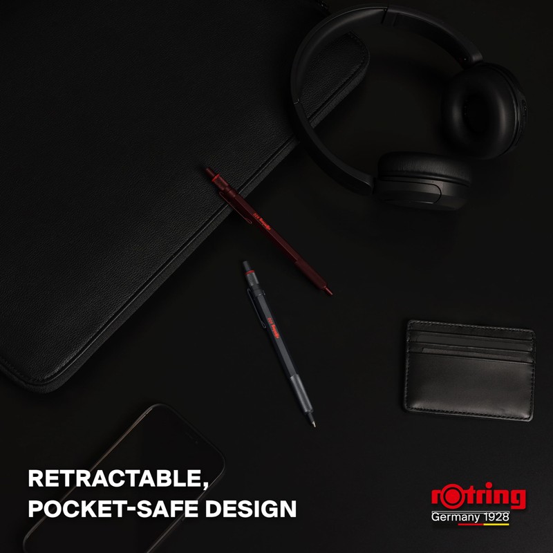 rOtring 600 Ballpoint Pen | Medium Point | Black Ink