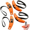 2 Pairs of Fitness Handles, Rowing Handle with Adjustable Resistance