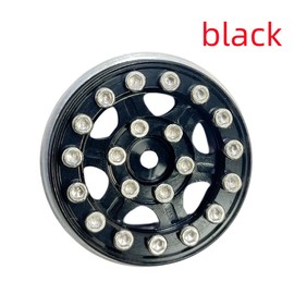 4pcs KIT Model Wheels for cxs 1/24 Four-Wheel Drive Climbing Bike hub Aluminium Alloy hub (Black)