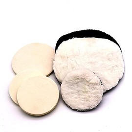 4 inches/5 inches/6 inches/7 inch wool felt polishing disc/wool polishing pad, hand polishing pads, sponge, wool polishing sponge, polishing pad set for cleaning paint care, polishing machines, drill