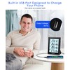 Geevon Weather Stations Wireless Indoor Outdoor Thermometer with 3 Outdoor