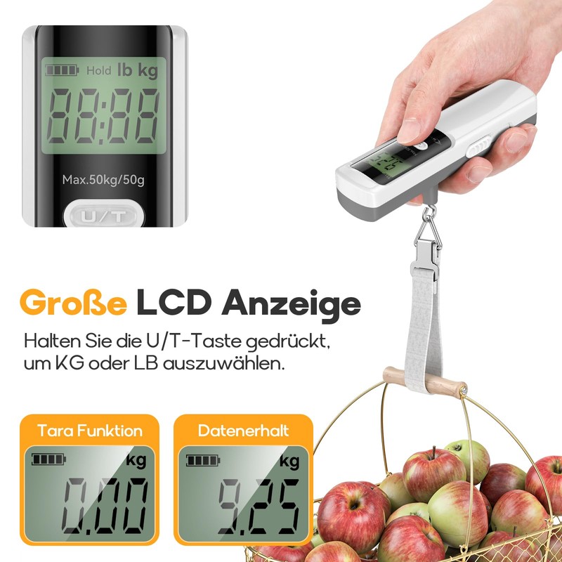 MYCARBON Electronic Luggage Scales White
