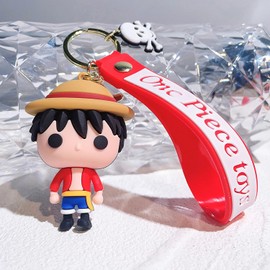 One P. Vintage PU Leather Nautical Notebook Straw Hat Pirate Skull Necklace Anime Luffy Key Chain Zoro Sanji Stickers 13 pcs