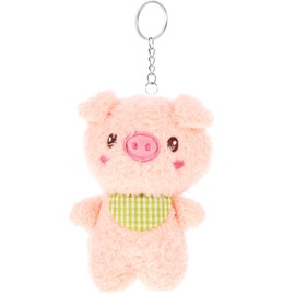ifundom Stuffed Pig Pendant Key Ring Key Fob Key Holder Stuffed Pig Hanging Decor Key Chains Bag Hanging Ornament Hanging Stuffed Pig Keychains Keyrings Decor Keychain Decor Pink Pp Cotton