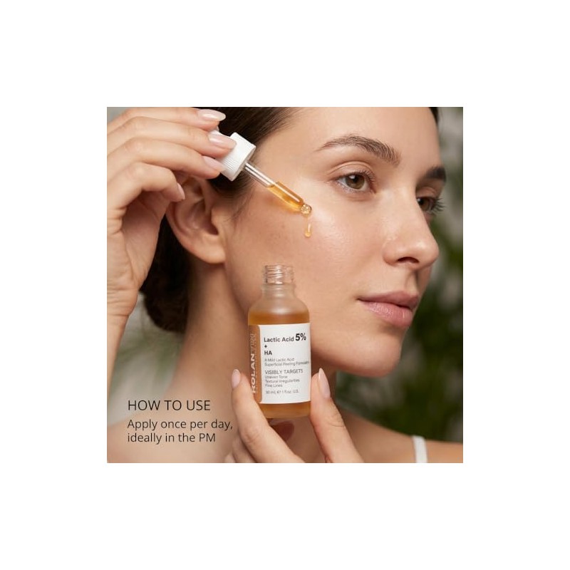 ROLANYIN Lactic Acid 5% + HA Exfoliator Serum