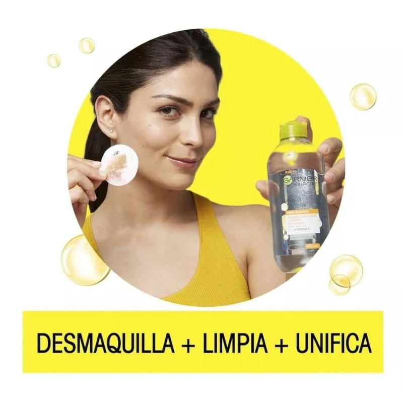Garnier Kit Skin Active Garnier: Gel, Crema, Agua Micelar.