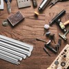 sourcing map 20Pcs Round Steel Rods, 1.3mm x 100mm SKD11