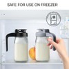 32oz Glass Pitcher with Lid & V-shaped Pour Spout -