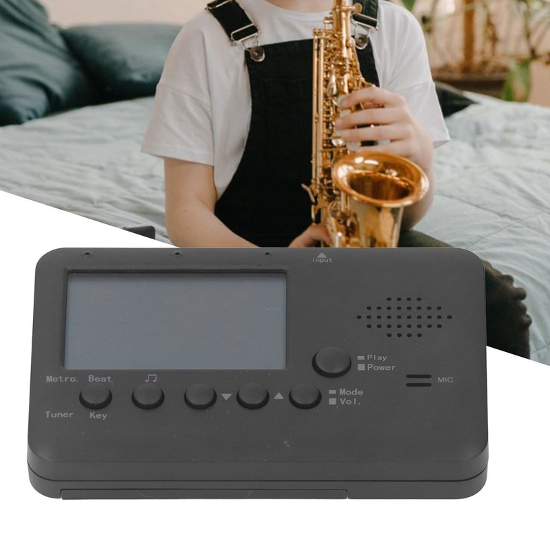 Wind Instrument Tuner High Sensitivity Portable Universal Electronic Metronome for