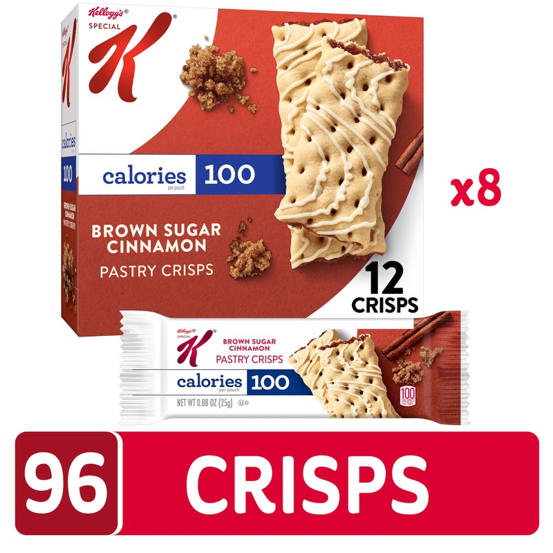 Special K Bar Pastry Crisps, Breakfast Bars, 100 Calorie Snacks,