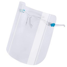 ALBERT AUSTIN Spectacle Face Shield - Protective Shield Visor - Glasses Transparent Face Visor Resistant to Prevent Splash