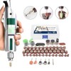 206Pcs Rotary Tool Accessories Kit 1/8 inch Shank Drill Hobby