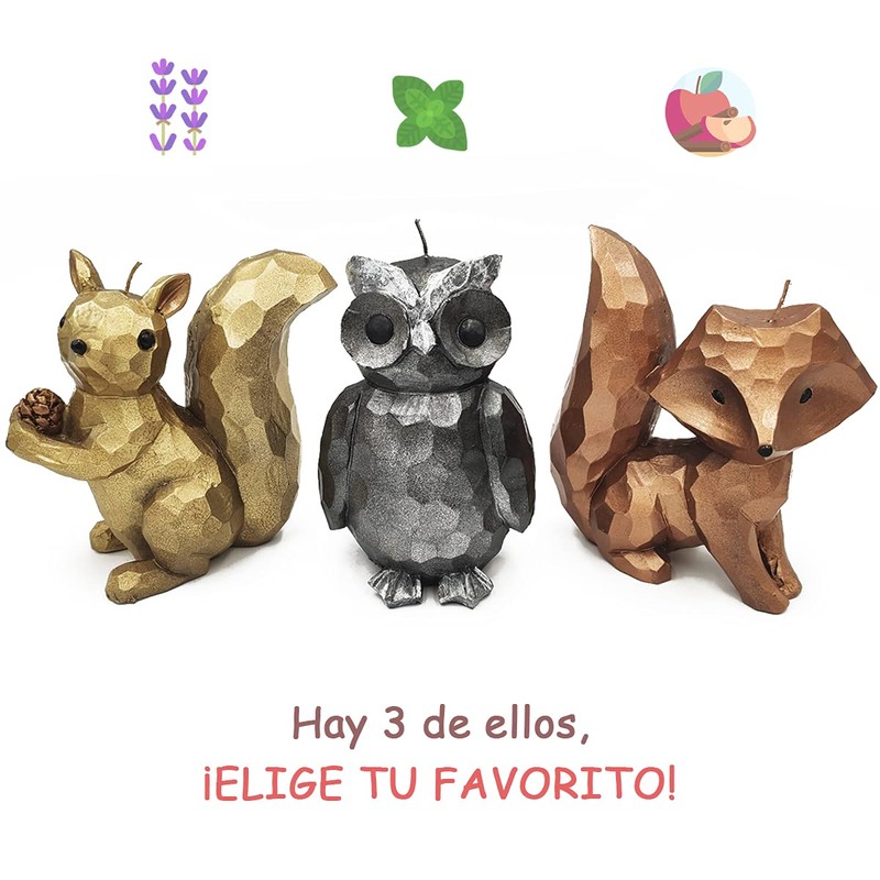 Belafi - Vela Decorativa Aromática Grande con Forma de Animal