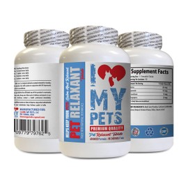 I LOVE MY PETS LLC cat Travel Calming Products - PET Relaxant - Powerful Anxiety Relief - Healthy Chews - Chamomile cat Treats - 90 Treats (1 Bottle)