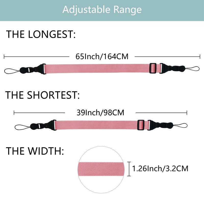 Gowjaw 1 Pack Shoulder Strap, Light Pink, 1 Pack-Light Pink