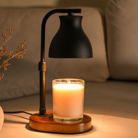 Candle Warmer Lamp with Timer - Electric Adjustable Candle Lamp Warmer, Birthday Gifts for Women, for Mom, House Warming Gifts New Home, Candle Warmer for Jar Candles with 2 Bulbs