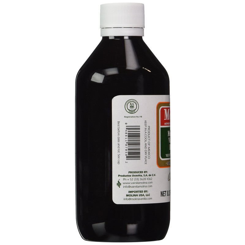 Molina Vanilla-Mexican Vanilla 250ml (2 Bottles)