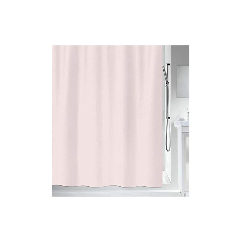 Spirella Anti-Mould Shower Curtain - Anti-Bacterial, Washable, Waterproof - Polyester,