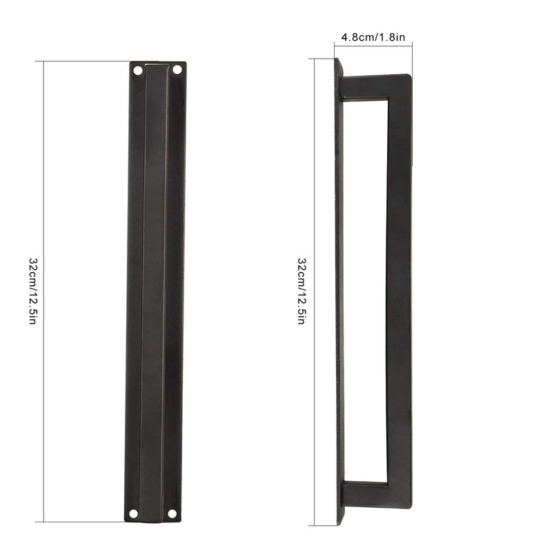 Homode Barn Door Handle, 12" Rustic Pull Handle Heavy Duty,