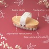 Wzenclave Cepillo Corporal Exfoliante 100% Natural con Mango de Bambú