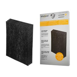 Whirlpool 8171510KS Genuine Charcoal Pre-Filter - Whishield Anti-Microbial Activated - Replacement Fit for Air Purifier WP1000, WPPRO2000, Extra Large - 4 Pack