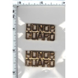 Honor Guard Police Collar Brass Set - Police - Fire - Sheriff - Generic - clutch
