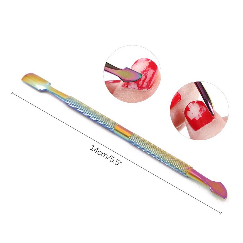 Cuticle Pusher Remover Kit, Cuticle Nipper, Triangle Cuticle Peeler Scraper