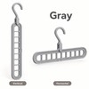 3-Pack 9-Hole Space Saving Clothes Hangers for Closet Organization –