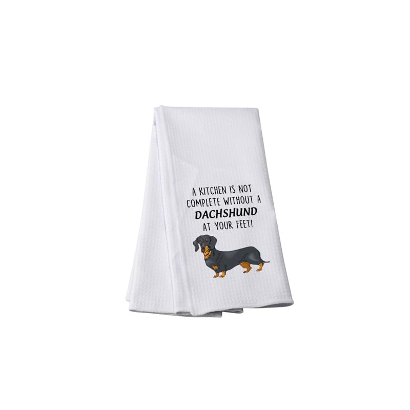 Dachshund Kitchen Towel Dachshund Owner Kitchen Decor Dachshund Mom Towel