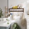 AMBIRD Coat Rack Wall Mount with Shelf, 28.9 Inches Coat