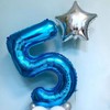 Blue Number 25 Balloons - Dark Blue Number 25 Balloons