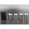 4 Pieces 30ml (1oz) Stainless Steel Shot Cups Shot Glass