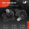 A-Premium 2 x Front Lower Ball Joints, Compatible with Ram