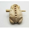 Unbranded Hand carved wood Croaking frog percussion sound 3 "