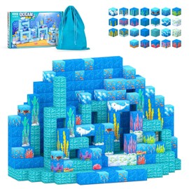Jooyflares Magnetic Blocks [150PCS 1inch/2.5cm] Magnetic Building Blocks for Toddlers,STEM Sensory Toy for 3 4 5 6 7 8-13 Year Old Boys Girls,Kids Birthday Gifts