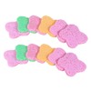 TOVINANNA Cleansing Puff Facial Sponge Natural Wood Pulp 15pcs Pack