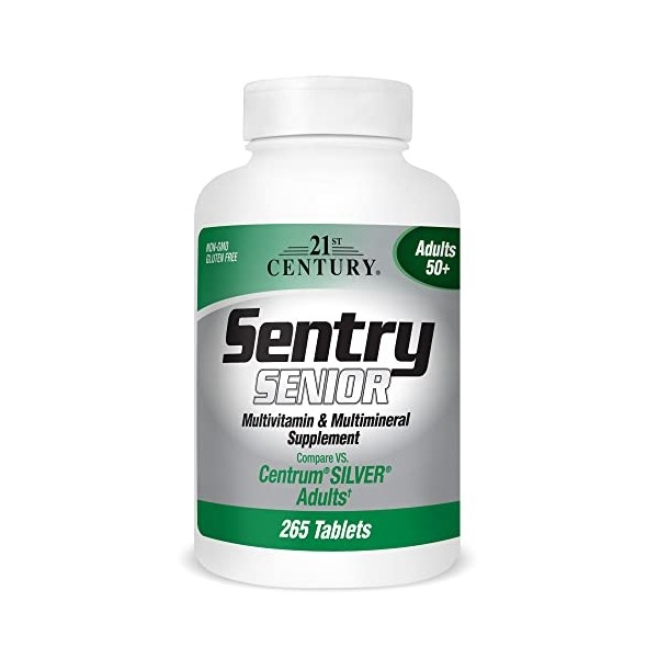 21st Century Sentry Senior Tablets, 265 Count