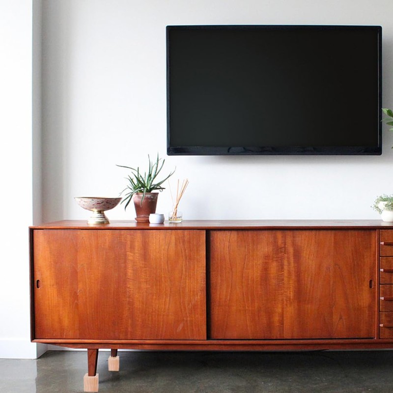 NUOBESTY Solid Wooden Round Furniture Leg Risers Blank Wood Lifters