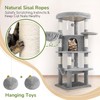 Globlazer Corner Cat Tree Tower for Indoor Cats, 51in Multi-Level
