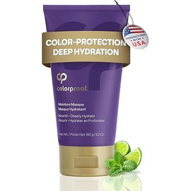 Colorproof Moisture Masque 5.2FL.Oz. Hydrating Moisturizing Deep Conditioner for Color-Treated Hair, Mojito Mint Scent