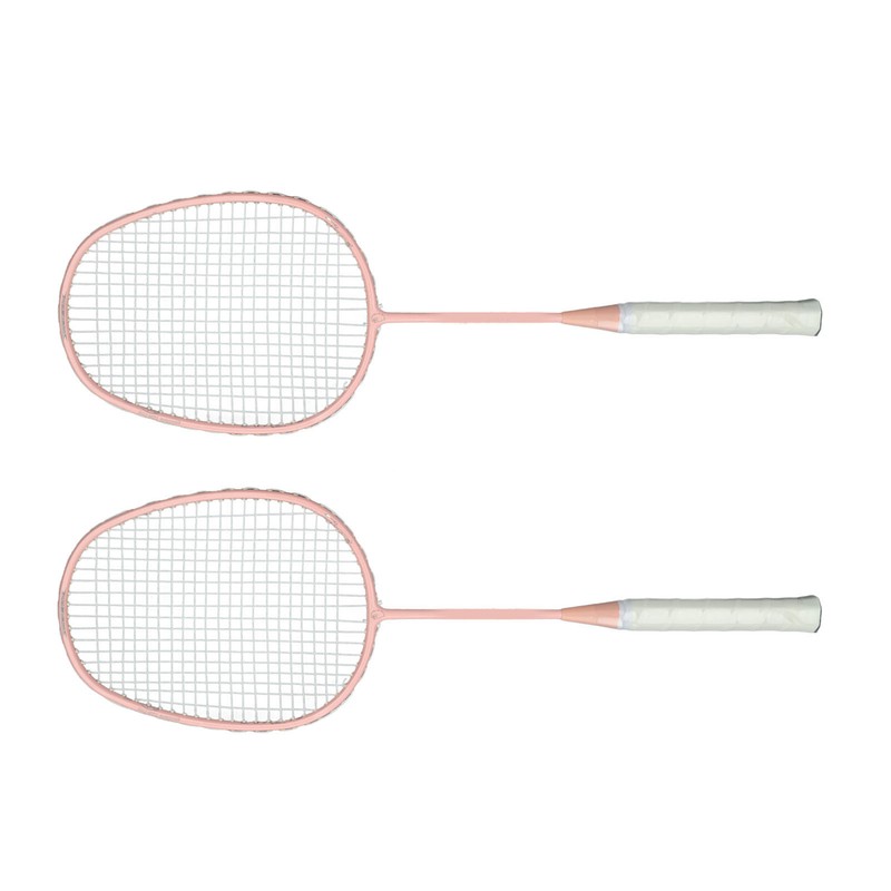 Sports Straight Beat Badminton Racket with Anti Skid Handle Glassy