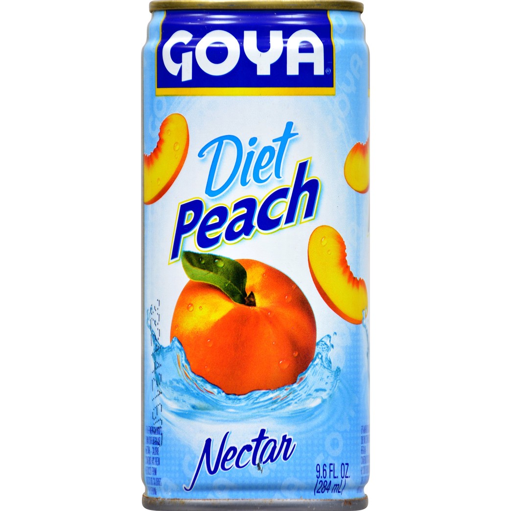 Goya Foods Diet Nectar, Peach, 9.6 Ounce (Pack of 24)