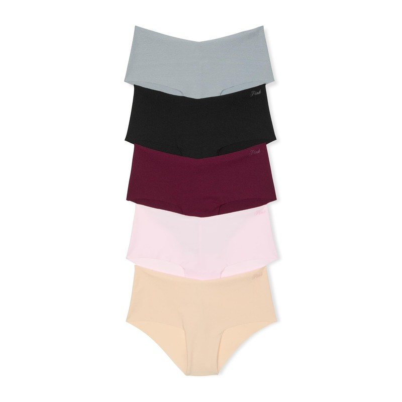 Victoria's Secret PINK Women's No Show Cheeky Underwear, Panties for