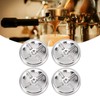 4pcs Coffee Filter Stainless Steel Reusable Filter Rust Resistant Effective