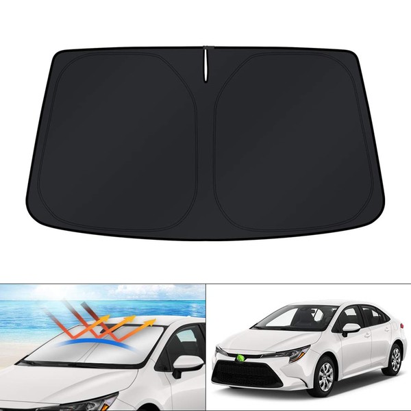 KUST Custom Fit Windshield Sun Shade for 2020-2023 Toyota Corolla