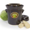 TSM Products Harvest Fiesta Fermentation Pot with Stone Weight, 5-Liter
