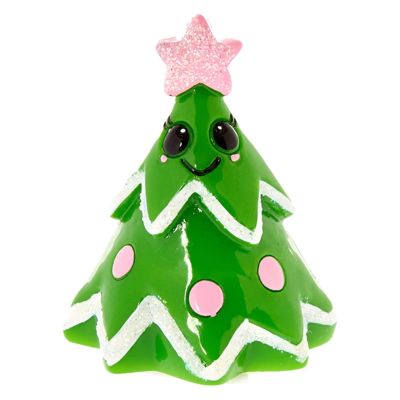 Claire's Christmas Tree Lip Gloss Pot - Peppermint Flavored