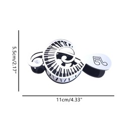 Funny Music Note Hair Clip,Funny Acetate Hair Clip,Big Claw Clips for Women